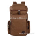 New Men's Canvas Hiking Brown Retro Vintage Travel Large Capacity Backpack Bag